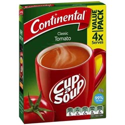 Continental Cup-A-Soup Tomato 80g Pack 4