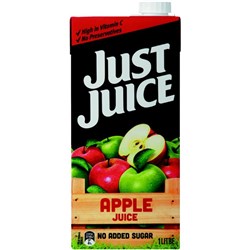 Just Juice Apple Juice 1 Litre Carton of 12