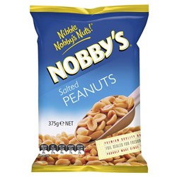Nobbys Salted Peanuts Snack 375g