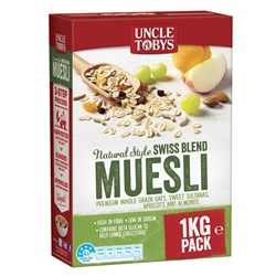 Uncle Tobys Natural Muesli 1kg