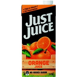 Just Juice Orange Juice 1 litre Carton of 12