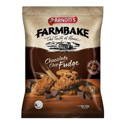 Arnotts Farmbake Cookies Chocolate Chip Fudge 310g