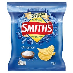 Smiths Chips Crinkle Cut Original 170g