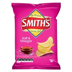 Smiths Chips Crinkle Cut Salt & Vinegar 170g