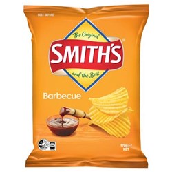 Smiths Chips Crinkle Cut Barbecue 170g