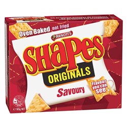 Arnotts Shapes Original Crackers Savoury 185g