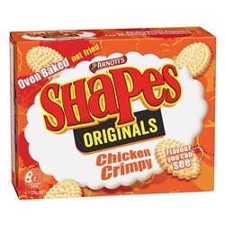 Arnotts Shapes Original Crackers Chicken Crimpy 175g