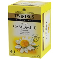 Twinings Herbal Infusions Pure Camomile Tea Bags Pack 40