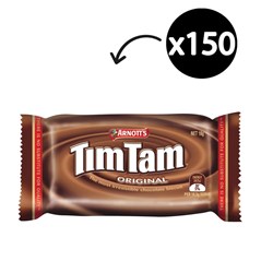 ARNOTTS TIM TAM CHOCOLATE BISCUITS PORTION CONTROL 150'S