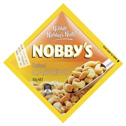 Nobbys Salted Cashews 50g