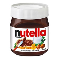 Nutella Hazelnut Chocolate Spread Jar 400gm