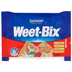 Sanitarium Weet-Bix Cereal Portion Control 30g Carton 60