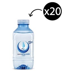Nu Pure Spring Water 250ml Carton 20