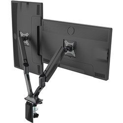 Sylex Gladius Dual Monitor Arm Black