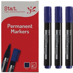 Stat Permanent Marker Bullet 2.0mm Blue