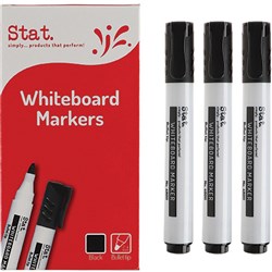 Stat Whiteboard Marker Bullet 2.0mm Black