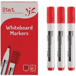Stat Whiteboard Marker Bullet 2.0mm Red