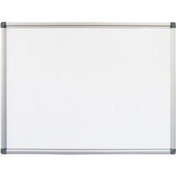 Rapidline Porcelain Whiteboard 1500W x 1200mmH Aluminium Frame