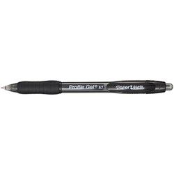 Papermate Profile Gel Pen Retractable 0.7mm Black