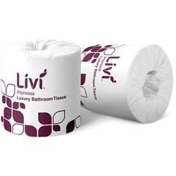 Livi Impressa Toilet Paper Rolls 3 ply 225 Sheets Box of 48
