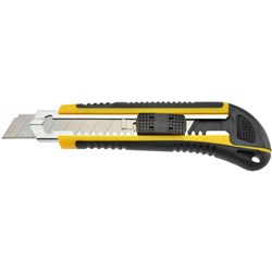 Italplast Cutting Knife Premium Self Loading 18mm Yellow and Black