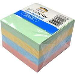 Rainbow My Craft Stick On Notes 76x76mm Ultra Assorted 500 Sheets