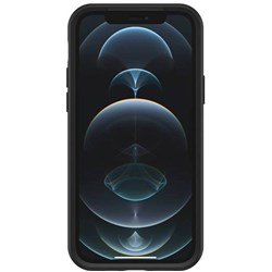 OtterBox Symmetry Series Antimicrobial Case For iPhone For iPhone 12 And 12 Pro Black