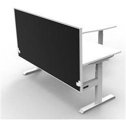 Rapidline Boost+ Corner Workstation + Screen 1800/1500mmW White/White