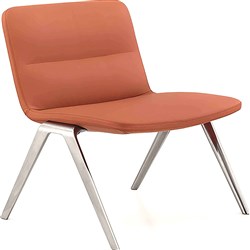 K2 EP Bondi Visitor Chair Orange Leather