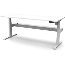 Rapidline Boost Light Single Sided Workstation + Tray 1500W x 750D x 1270mmH White/White