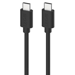 Moki USB-C To USB-C SynCharge Cable 1 Metre Jet Black