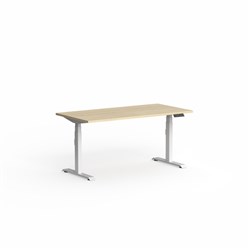 OLG Klass Electric Height Adjustable Desk 1800W x 600D x 620-1270mmH Oak/White