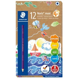 Staedtler 126 Noris Maxi Coloured Pencils Violet Pack Of 12
