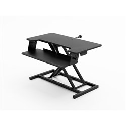 Elevar MaxiShift Lite Electric V2 Sit-Stand Desk Riser 850W x 450D x 155-550mmH Black