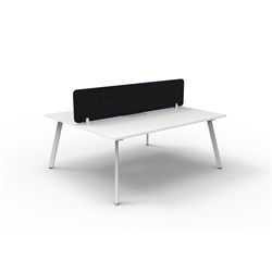 Rapidline Eternity Workstation Double Sided 2 Person Black Eco Screen 1200W x 1530mmD W/W
