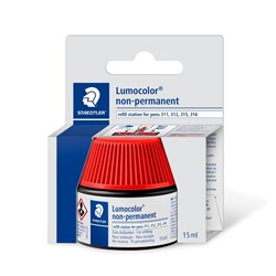 Staedtler Lumocolor 311 312 315 316 Non-Permanent Pen Refill Station Red