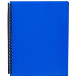 Marbig Display Book A4 Refillable 40 Pocket Blue