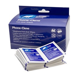 AF PHONE CLENE WIPES 125 x 190mm SATCHETS BX 100