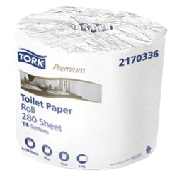 Tork T4 Premium Toilet Paper Rolls 2 Ply 280 Sheets Carton of 48