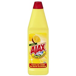 AJAX CREAM CLEANSER LEMON 375ML