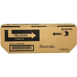 KYOCERA TK3104 LASER TONER CARTRIDGE BLACK 12.5K