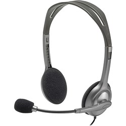 Logitech H110 Stereo Headset Black