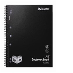 SPIRAX P906A LECTURE BOOK 7mm Ruled 250Pg A4 S/O