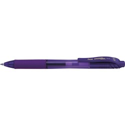 Pentel BL107 Energel X Gel Pen Retractable Fine 0.7mm Violet