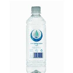 NU PURE SPRING WATER 600ML