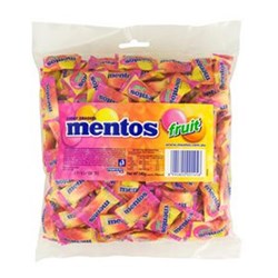 MENTOS CONFECTIONERY Pillow Pack Fruit 540gram 200's
