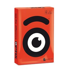 OPTIX COLOURED COPY PAPER A4 80gsm Raza Red Ream of 500