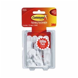 3M 17002VP Small Hooks Value pack