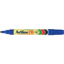 Artline 70 Permanent Marker Bullet 1.5mm Blue