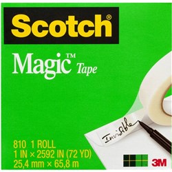 Scotch 810 Magic Tape 25mmx65.8m